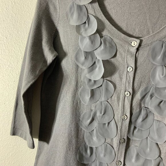 Blue Illusion, Sz S, women suit (light jacket & skirt), gray - Picture 7 of 9